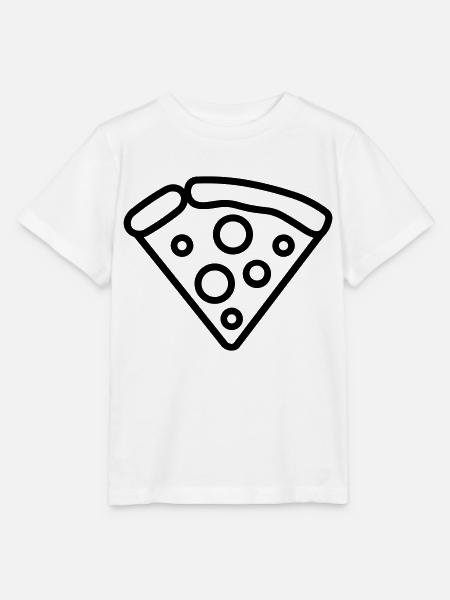 Pizzastück - Stanley/Stella Kinder T-Shirt MINI CREATOR - Weiß