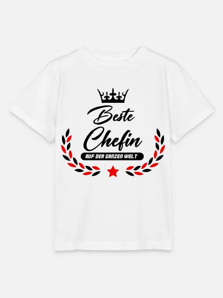 beste chefin der welt 02 - Stanley/Stella Kinder T-Shirt MINI CREATOR  - Weiß