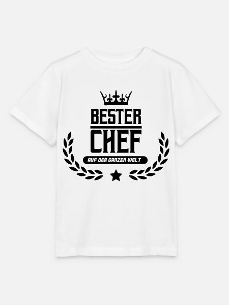 bester chef der welt - Stanley/Stella Kinder T-Shirt MINI CREATOR  - Weiß