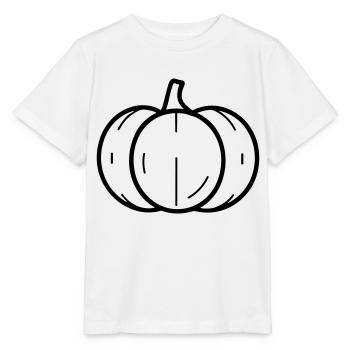 citrouille - T-shirt bio MINI CREATOR Stanley/Stella Enfant - blanc - Devant - Maike (125cm)