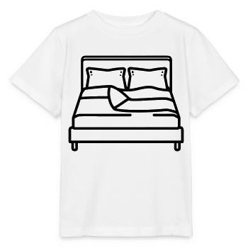 lit - T-shirt bio MINI CREATOR Stanley/Stella Enfant - blanc - Devant - Maike (125cm)