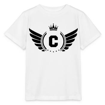 armoiries C - T-shirt bio MINI CREATOR Stanley/Stella Enfant - blanc - Devant - Maike (125cm)