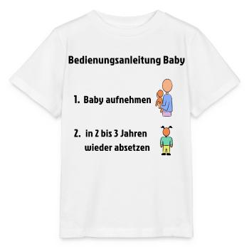 Bedienungsanleitung Baby - Stanley/Stella Kinder T-Shirt MINI CREATOR  - Weiß - Vorne - Maike (125cm)