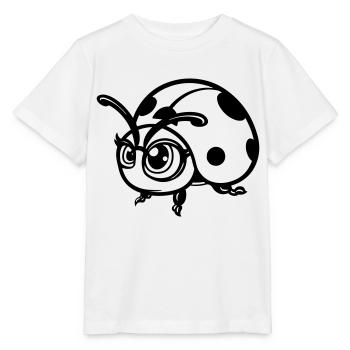 Maikäfer Bande dessinée - T-shirt bio MINI CREATOR Stanley/Stella Enfant - blanc - Devant - Maike (125cm)