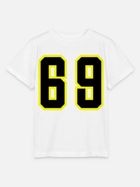 69 Zahl Trikot - Stanley/Stella Kinder T-Shirt MINI CREATOR - Weiß