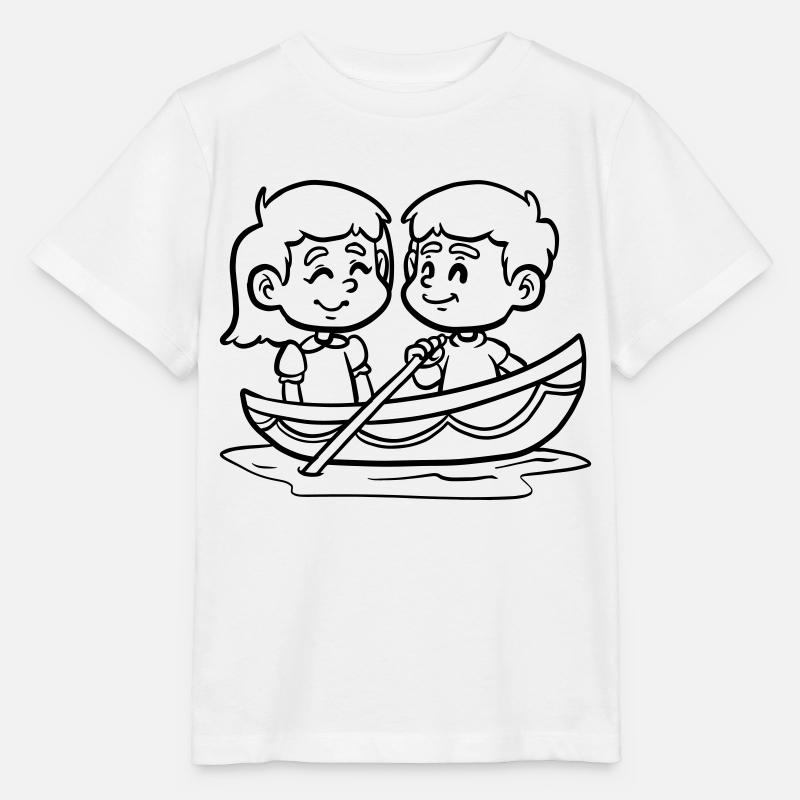 Segeln Süße Geschenk Geschenkidee - Stanley/Stella Kinder T-Shirt MINI CREATOR  - Weiß