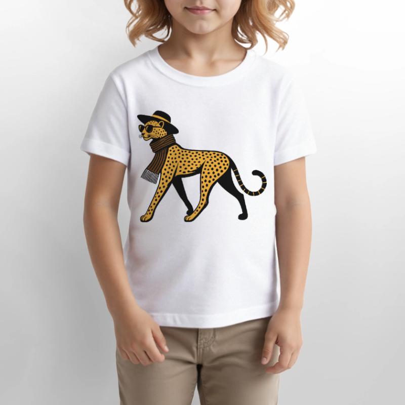 Leopard chic T-shirt bio MINI CREATOR Stanley/Stella Enfant