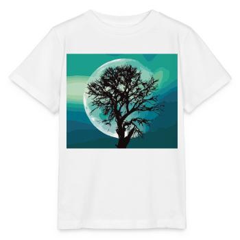 Moon - Stanley/Stella MINI CREATOR Kids’ T-Shirt - white - Front - Maike (125cm)