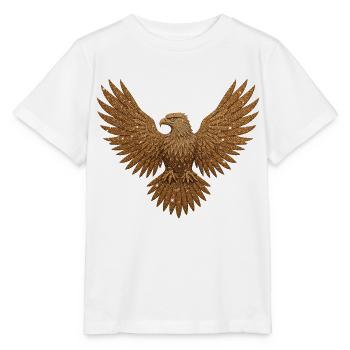aigle scintillant - T-shirt bio MINI CREATOR Stanley/Stella Enfant - blanc - Devant - Maike (125cm)