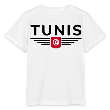 Tunis Design – For Capital City Lovers - Stanley/Stella MINI CREATOR Kids’ T-Shirt - white - Front - Maike (125cm)