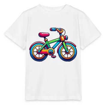 Bicyclette - T-shirt bio MINI CREATOR Stanley/Stella Enfant - blanc - Devant - Maike (125cm)