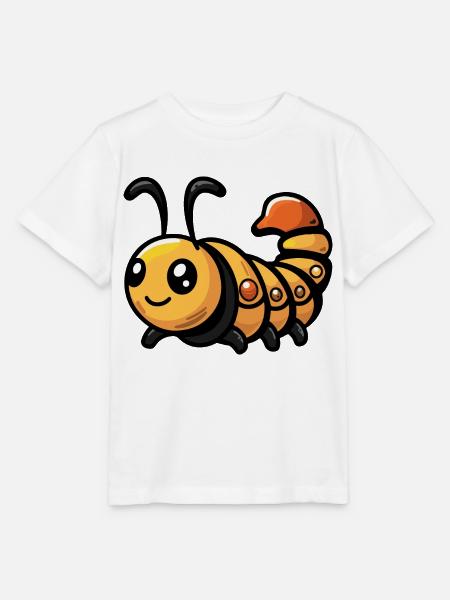 Wurm Comic - Stanley/Stella Kinder T-Shirt MINI CREATOR - Weiß