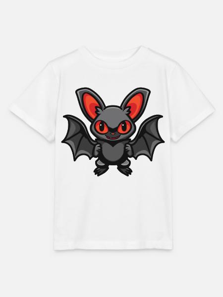 Fledermaus Comic - Stanley/Stella Kinder T-Shirt MINI CREATOR  - Weiß