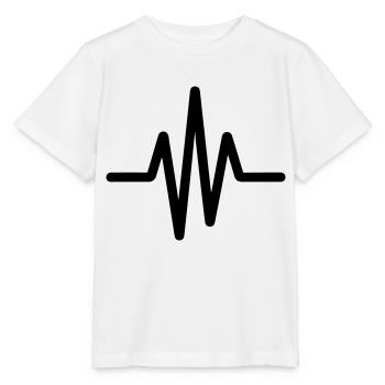 Puls, Herzschlag - Stanley/Stella Kinder T-Shirt MINI CREATOR  - Weiß - Vorne - Maike (125cm)