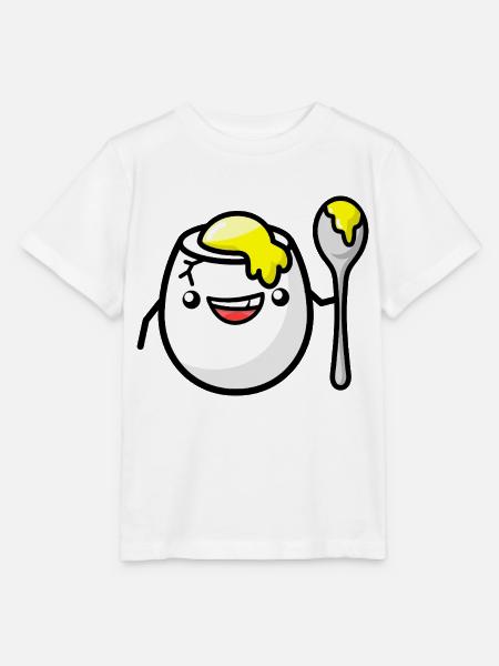 frühstücksei beim frisieren - Stanley/Stella Kinder T-Shirt MINI CREATOR - Weiß