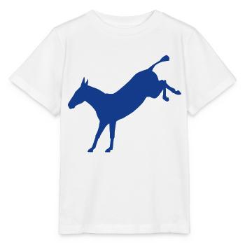 Âne rebelle - T-shirt bio MINI CREATOR Stanley/Stella Enfant - blanc - Devant - Maike (125cm)