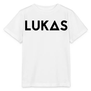First name Lukas - Stanley/Stella MINI CREATOR Kids’ T-Shirt - white - Front - Maike (125cm)