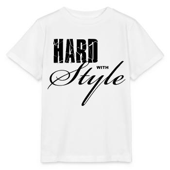 Hard with Style - Stanley/Stella Kinder T-Shirt MINI CREATOR  - Weiß - Vorne - Maike (125cm)
