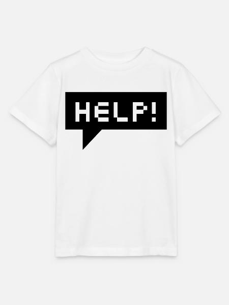 help bubble (b, 1c) - Stanley/Stella Kinder T-Shirt MINI CREATOR  - Weiß