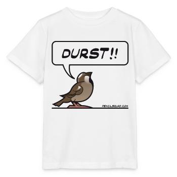 Durstiger Spatz - Stanley/Stella Kinder T-Shirt MINI CREATOR  - Weiß - Vorne - Maike (125cm)