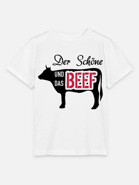 Der Schöne und das Beef - Stanley/Stella Kinder T-Shirt MINI CREATOR  - Weiß