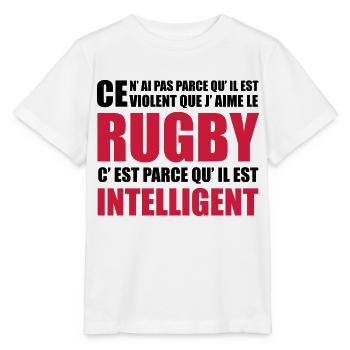 rugby - Stanley/Stella Kinder T-Shirt MINI CREATOR  - Weiß - Vorne - Maike (125cm)