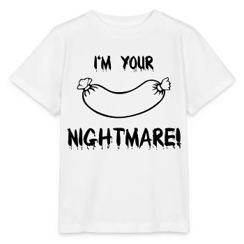 Wurst Albtraum Nightmare - Stanley/Stella Kinder T-Shirt MINI CREATOR  - Weiß - Vorne - Maike (125cm)