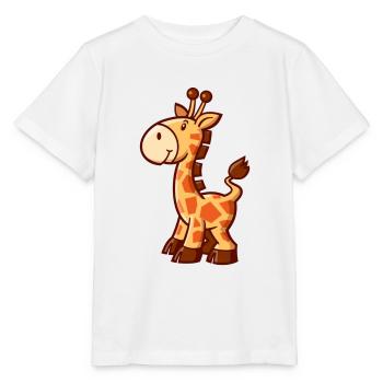 vl076e_giraffe_4c - Stanley/Stella Kinder T-Shirt MINI CREATOR  - Weiß - Vorne - Maike (125cm)