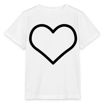 Corazone Liebe Herz Herz Liebe amor valentine - Stanley/Stella Kinder T-Shirt MINI CREATOR  - Weiß - Vorne - Maike (125cm)