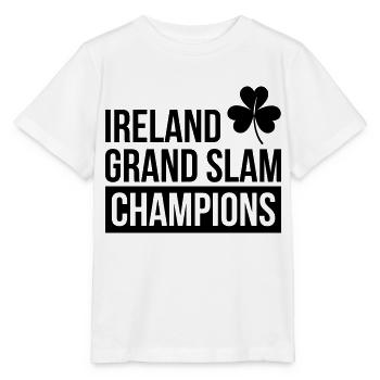 Ireland Rugby Grand Slam Champions - Stanley/Stella MINI CREATOR Kids’ T-Shirt - white - Front - Maike (125cm)