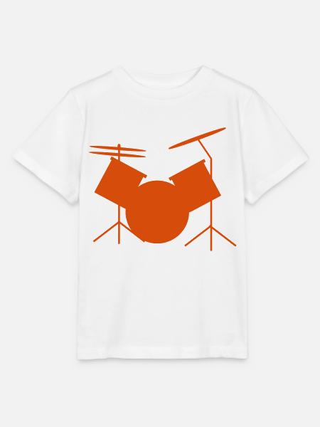 Schlagzeug - Stanley/Stella Kinder T-Shirt MINI CREATOR - Weiß