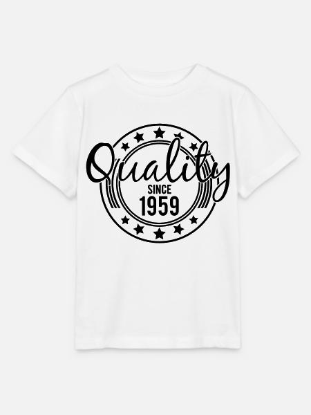Birthday - Quality since 1959 (de) - Stanley/Stella Kinder T-Shirt MINI CREATOR  - Weiß