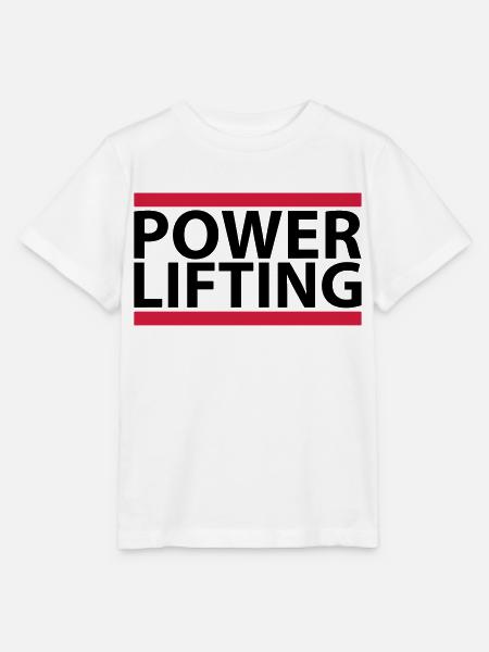 Powerlifting - Stanley/Stella Kinder T-Shirt MINI CREATOR  - Weiß
