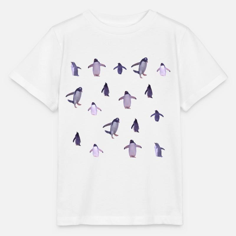 Pinguine - Stanley/Stella Kinder T-Shirt MINI CREATOR  - Weiß