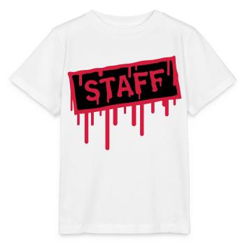 Staff Stamp - T-shirt bio MINI CREATOR Stanley/Stella Enfant - blanc - Devant - Maike (125cm)