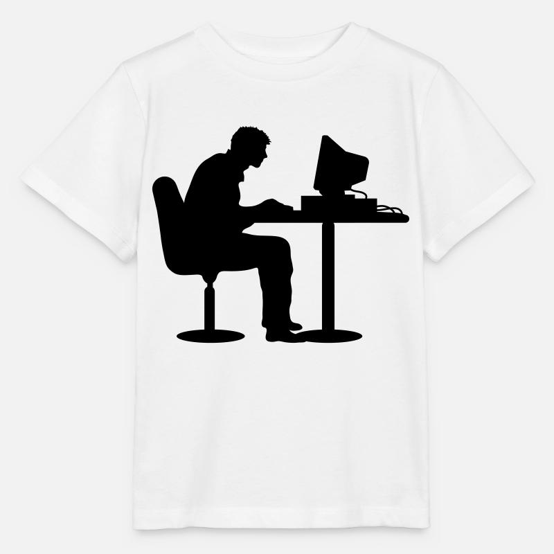 Geek - T-shirt bio MINI CREATOR Stanley/Stella Enfant - blanc