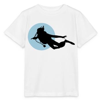 Diving - Stanley/Stella Kinder T-Shirt MINI CREATOR  - Weiß - Vorne - Maike (125cm)