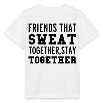 Fitness - Stanley/Stella Kinder T-Shirt MINI CREATOR  - Weiß - Vorne - Maike (125cm)