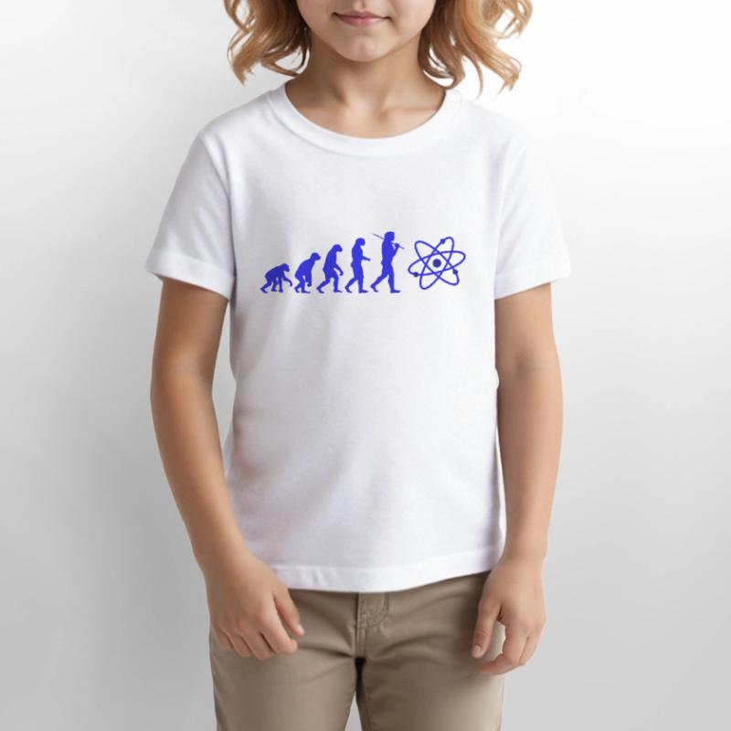 SCIENCE Evolution mit Atom Neutron atom Stanley/Stella Kinder T-Shirt MINI CREATOR 