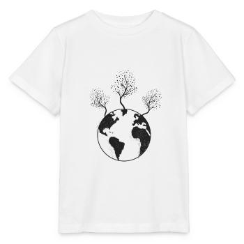 La Terre Mère - T-shirt bio MINI CREATOR Stanley/Stella Enfant - blanc - Devant - Maike (125cm)