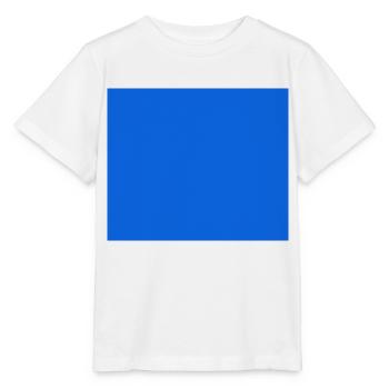 Couleur Bleu Rectangle - T-shirt bio MINI CREATOR Stanley/Stella Enfant - blanc - Devant - Maike (125cm)