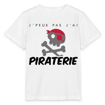 PIRATE - T-shirt bio MINI CREATOR Stanley/Stella Enfant - blanc - Devant - Maike (125cm)