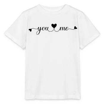 You and Me - Stanley/Stella MINI CREATOR Kids’ T-Shirt - white - Front - Maike (125cm)