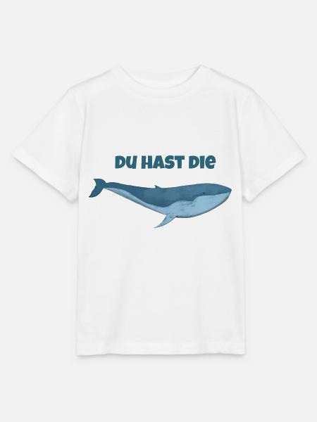 Du hast die Wal - Stanley/Stella Kinder T-Shirt MINI CREATOR  - Weiß