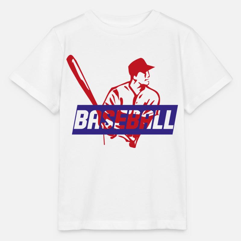 Baseball - T-shirt bio MINI CREATOR Stanley/Stella Enfant - blanc