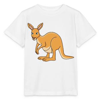 Kangourou Dessin animé - T-shirt bio MINI CREATOR Stanley/Stella Enfant - blanc - Devant - Maike (125cm)