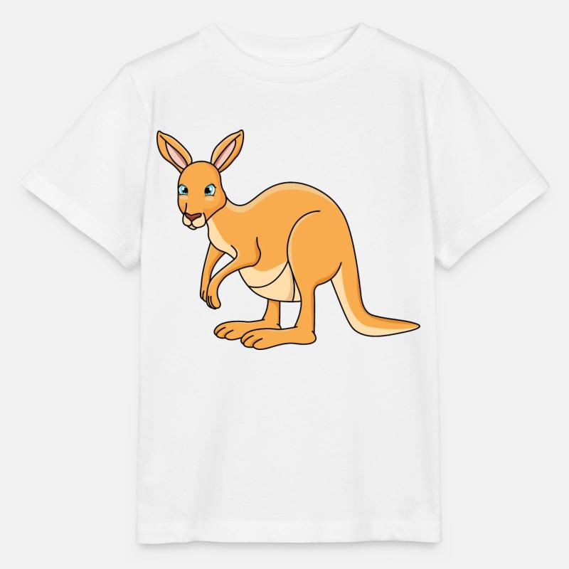 Känguru Cartoon - Stanley/Stella Kinder T-Shirt MINI CREATOR  - Weiß