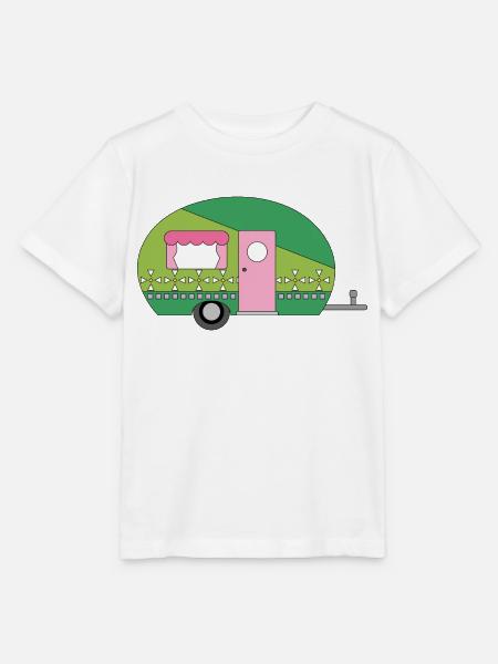 Wohnwagen Camping Lustiges - Stanley/Stella Kinder T-Shirt MINI CREATOR - Weiß