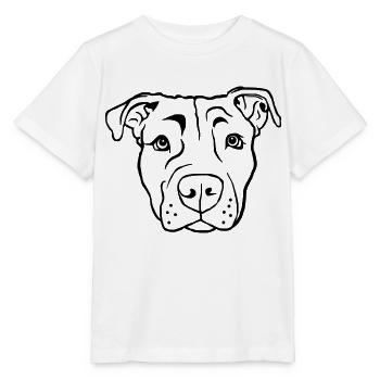 Stafford Terrier - Stanley/Stella MINI CREATOR Kids’ T-Shirt - white - Front - Maike (125cm)