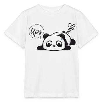 Peinlicher Panda Pups - Stanley/Stella Kinder T-Shirt MINI CREATOR  - Weiß - Vorne - Maike (125cm)